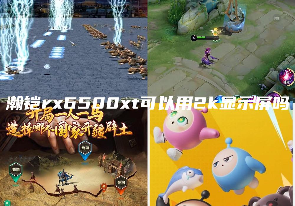 瀚铠rx6500xt可以用2k显示屏吗