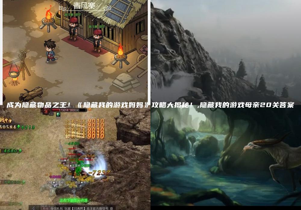 成为隐藏物品之王！《隐藏我的游戏妈妈》攻略大揭秘！,隐藏我的游戏母亲20关答案