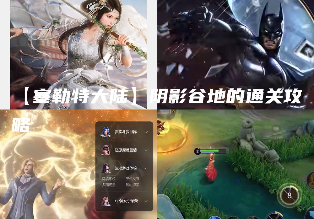 【塞勒特大陆】阴影谷地的通关攻略