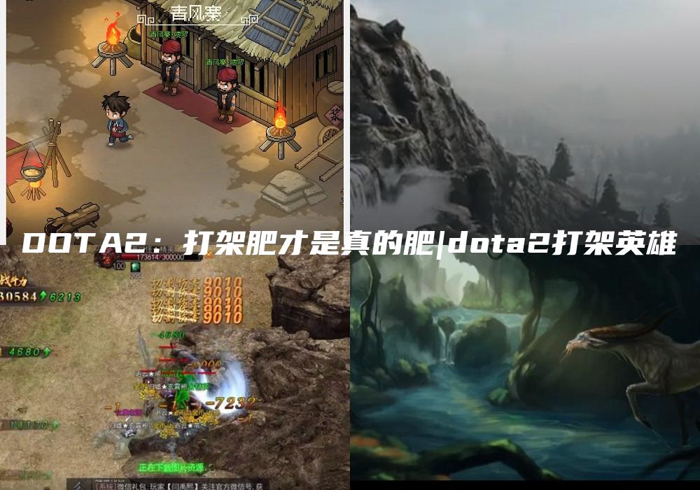 DOTA2：打架肥才是真的肥|dota2打架英雄