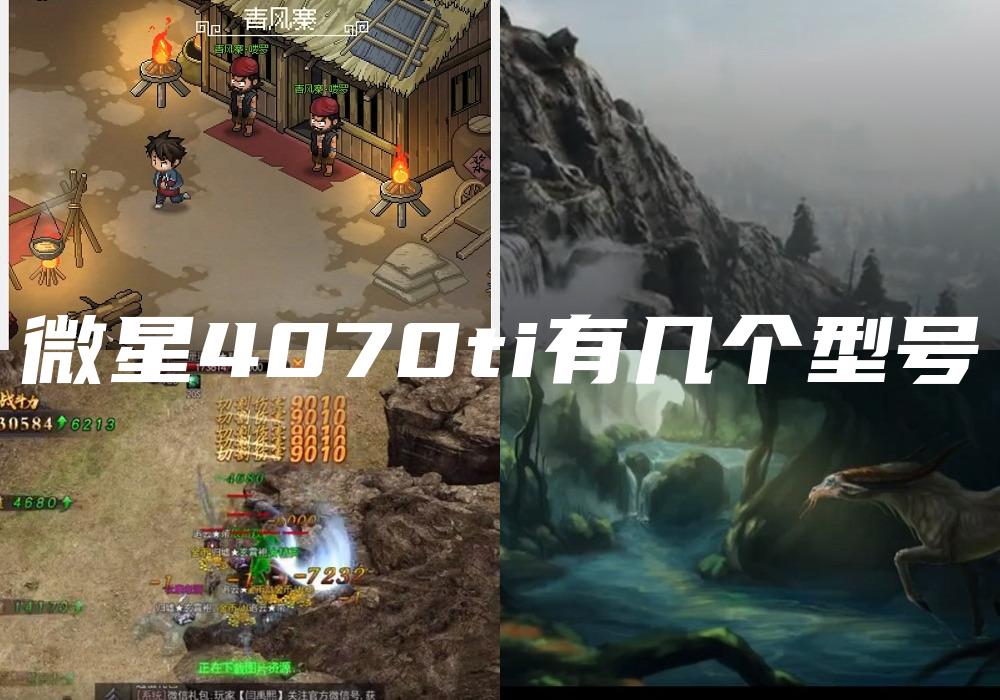 微星4070ti有几个型号