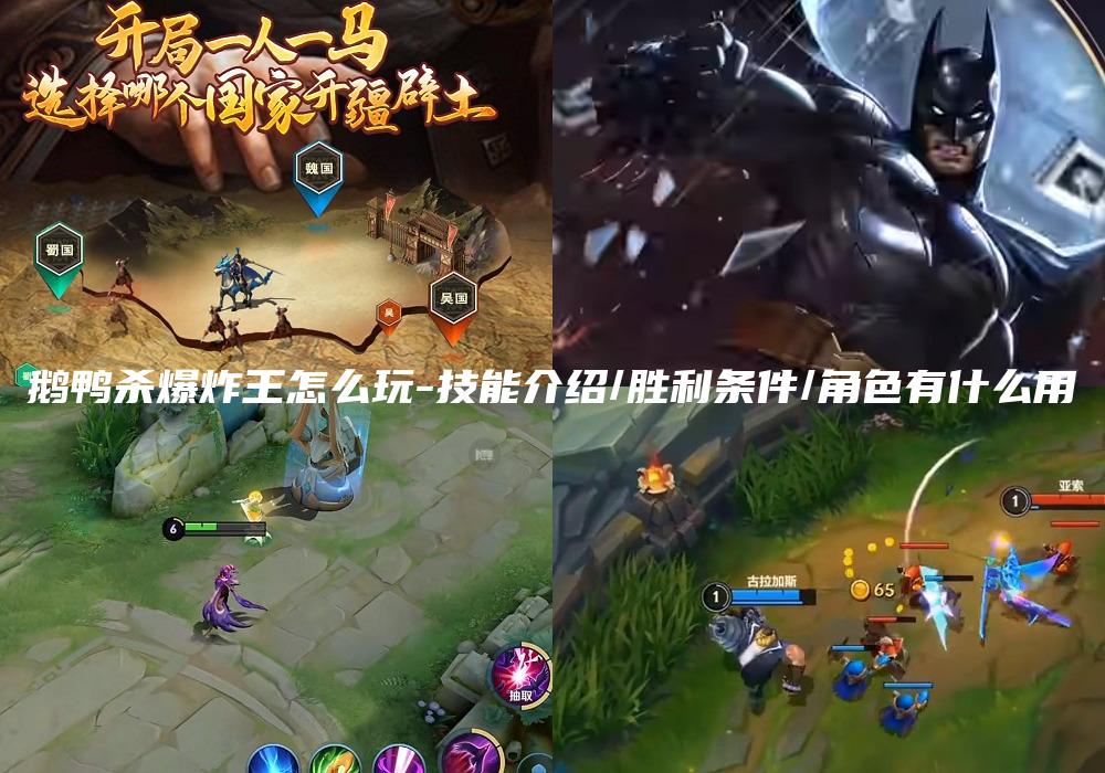 鹅鸭杀爆炸王怎么玩-技能介绍/胜利条件/角色有什么用