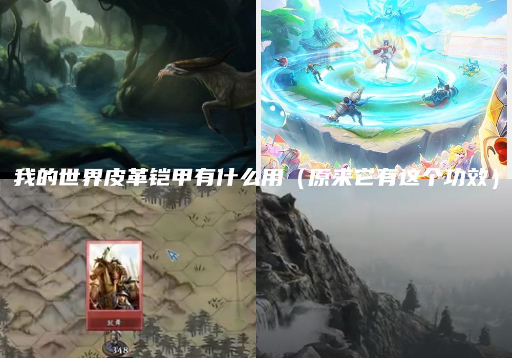 我的世界皮革铠甲有什么用（原来它有这个功效）