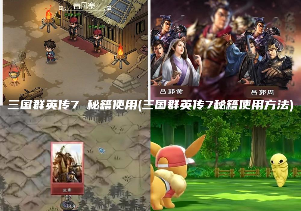 三国群英传7 秘籍使用(三国群英传7秘籍使用方法)