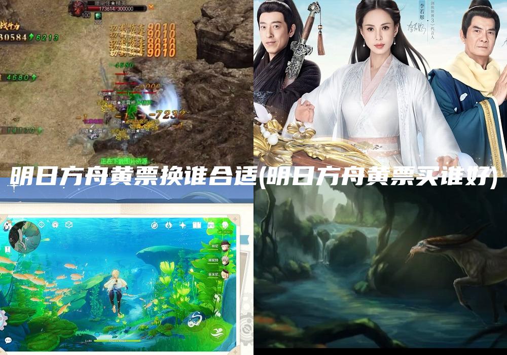 明日方舟黄票换谁合适(明日方舟黄票买谁好)