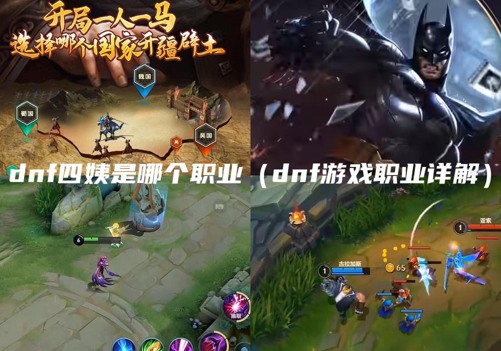 dnf四姨是哪个职业（dnf游戏职业详解）
