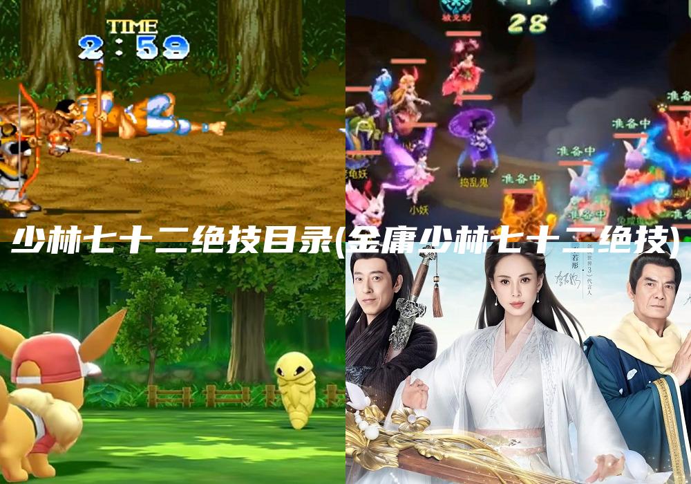 少林七十二绝技目录(金庸少林七十二绝技)
