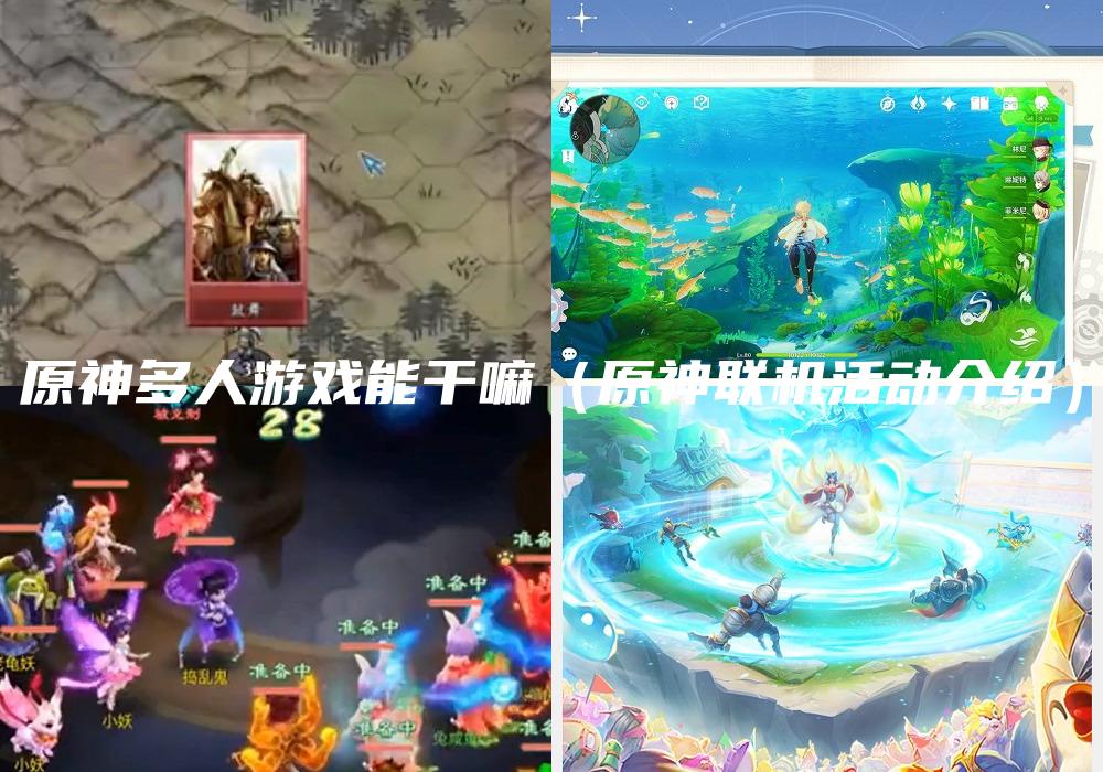 原神多人游戏能干嘛（原神联机活动介绍）