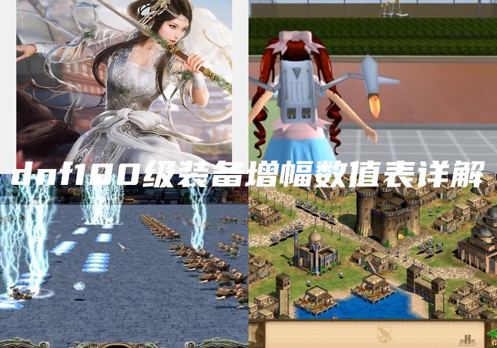 dnf100级装备增幅数值表详解
