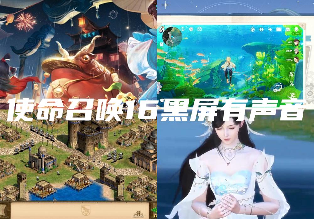使命召唤16黑屏有声音