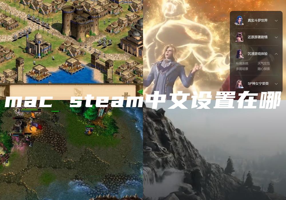 mac steam中文设置在哪
