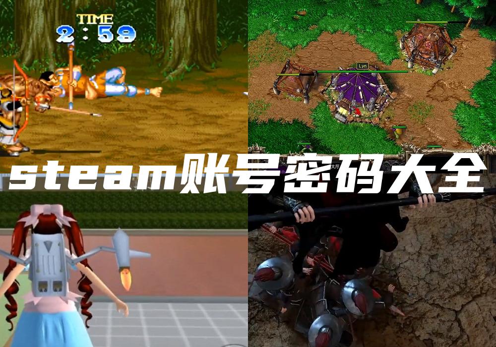 steam账号密码大全