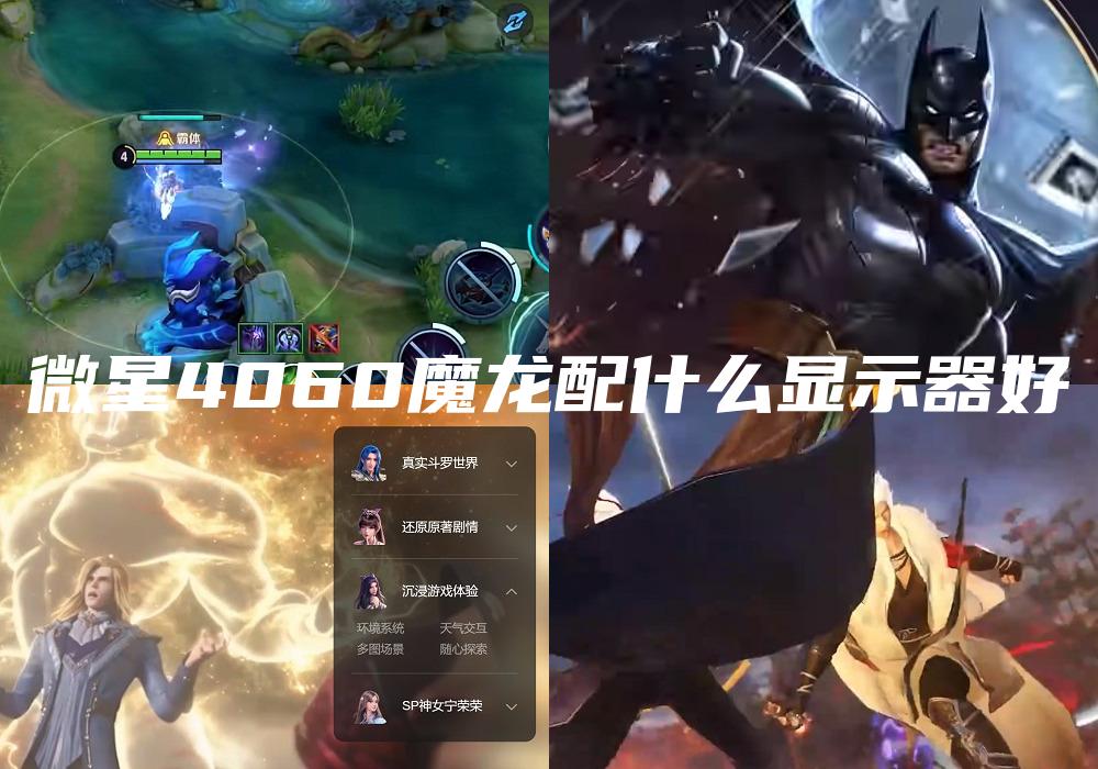 微星4060魔龙配什么显示器好
