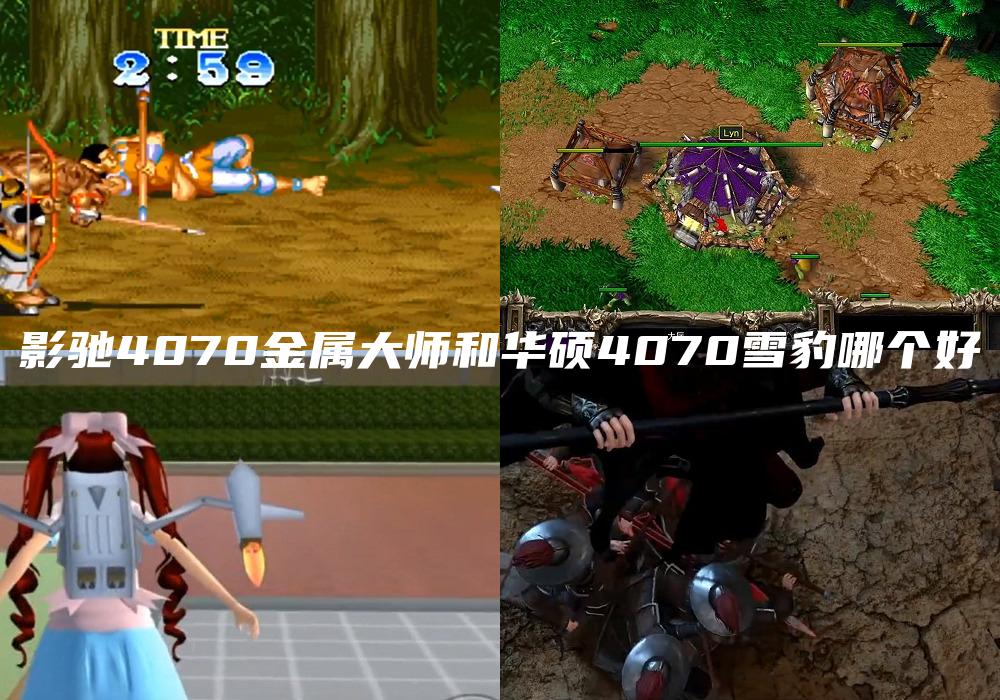 影驰4070金属大师和华硕4070雪豹哪个好