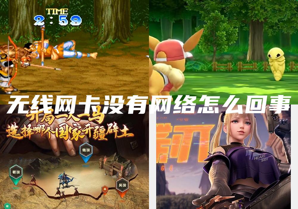 无线网卡没有网络怎么回事