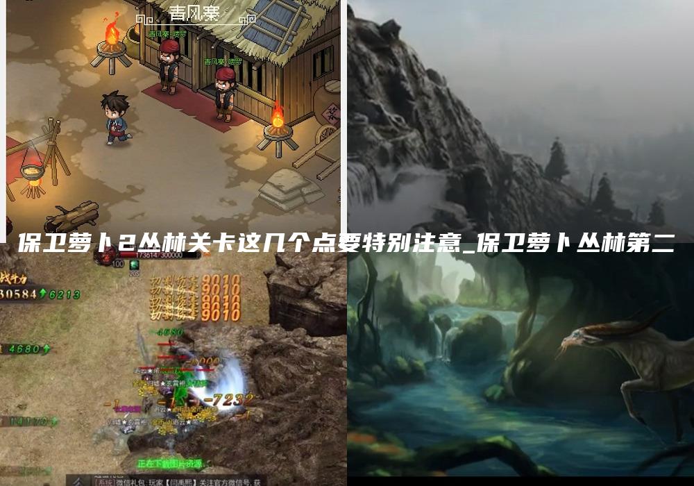 保卫萝卜2丛林关卡这几个点要特别注意_保卫萝卜丛林第二