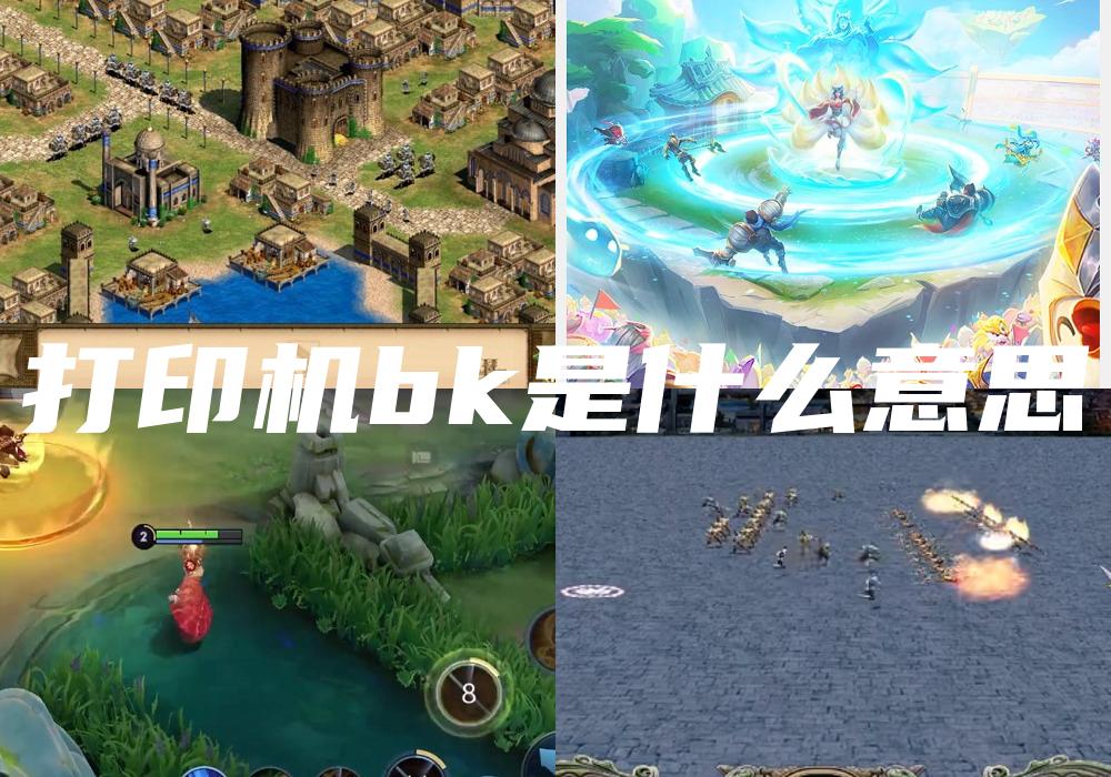 打印机bk是什么意思